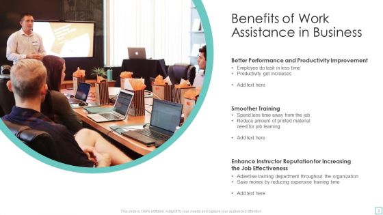 Work Assistance Ppt PowerPoint Presentation Complete With Slides