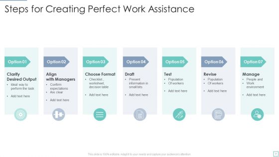 Work Assistance Ppt PowerPoint Presentation Complete With Slides