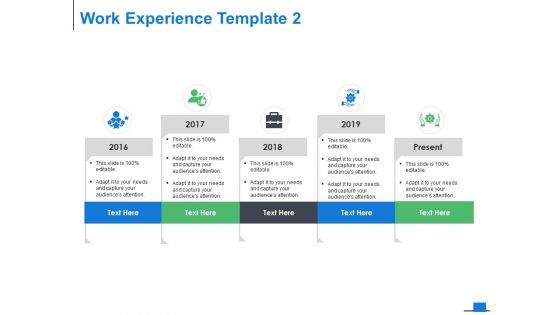Work Experience Ppt PowerPoint Presentation Complete Deck With Slides