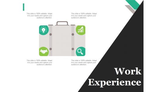 Work Experience Tamplate 1 Ppt PowerPoint Presentation Pictures Sample Work Experience Tamplate 1 Ppt PowerPoint Presentation Pictures Sample