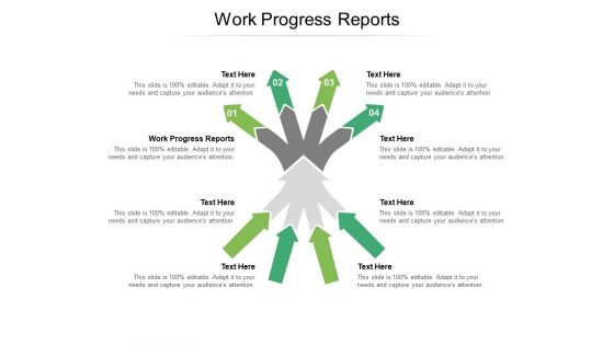 Work Progress Reports Ppt PowerPoint Presentation Portfolio Example File Cpb