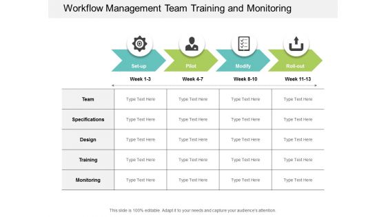 Workflow Management Team Training And Monitoring Ppt Powerpoint Presentation Inspiration