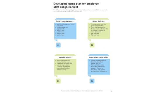 Workforce Enlightenment Playbook Template