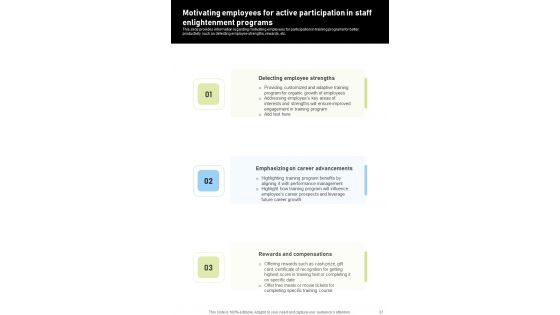 Workforce Enlightenment Playbook Template