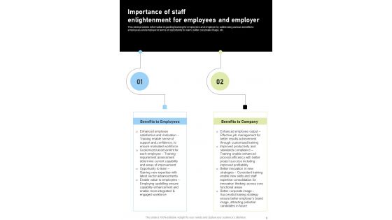 Workforce Enlightenment Playbook Template