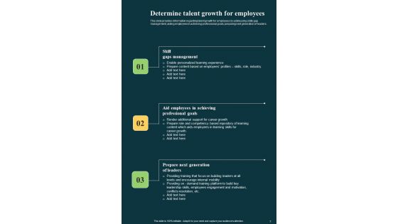 Workforce Learning And Training Playbook Template