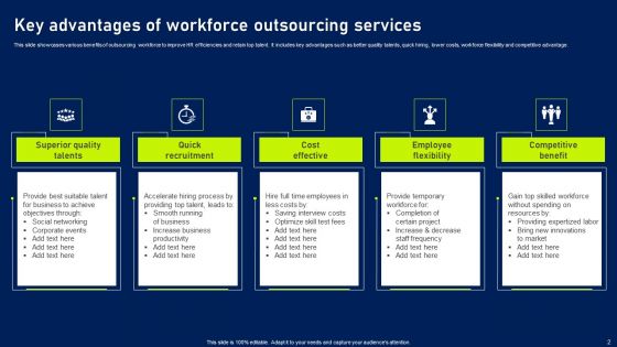 Workforce Outsourcing Ppt PowerPoint Presentation Complete Deck With Slides