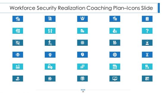 Workforce Security Realization Coaching Plan Ppt PowerPoint Presentation Complete Deck With Slides