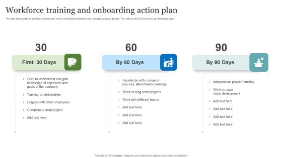 Workforce Training And Onboarding Action Plan Designs PDF Workforce Training And Onboarding Action Plan Designs PDF
