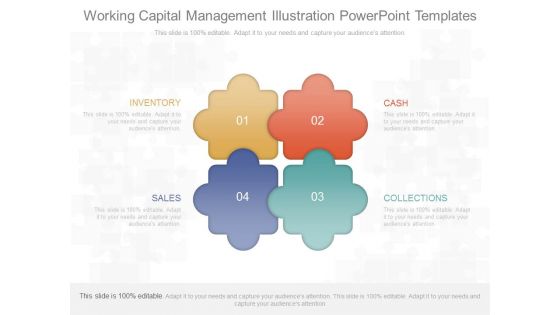 Working Capital Management Illustration Powerpoint Templates