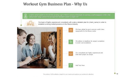 Workout Gym Business Plan Ppt PowerPoint Presentation Complete Deck With Slides