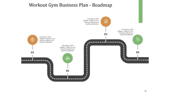 Workout Gym Business Plan Ppt PowerPoint Presentation Complete Deck With Slides
