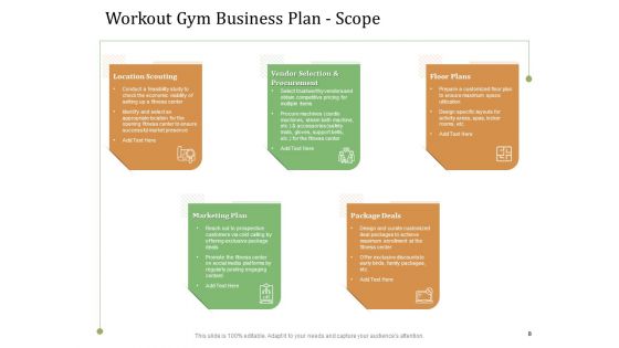 Workout Gym Business Plan Ppt PowerPoint Presentation Complete Deck With Slides