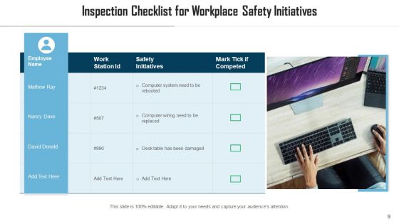 Workplace Audit Manufacturing Plant Ppt PowerPoint Presentation Complete Deck With Slides