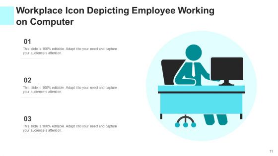 Workplace Depicting Computer Ppt PowerPoint Presentation Complete Deck With Slides