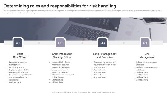 Workplace Portable Device Monitoring And Administration Determining Roles And Responsibilities For Risk Handling Designs PDF