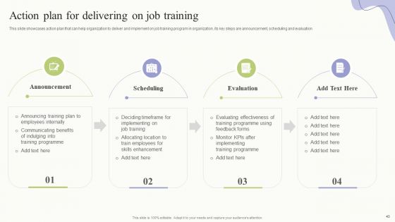 Workplace Training Techniques For Departments And Individual Staff Ppt PowerPoint Presentation Complete Deck With Slides