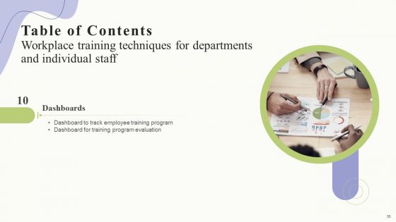 Workplace Training Techniques For Departments And Individual Staff Ppt PowerPoint Presentation Complete Deck With Slides