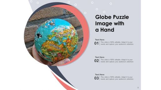World Jigsaw Puzzle Globe Image Globe Puzzle Ppt PowerPoint Presentation Complete Deck