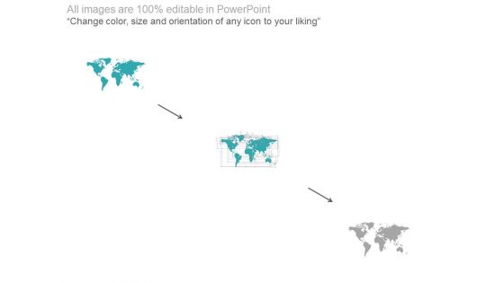 World Map For Global Business Timeline Powerpoint Slides