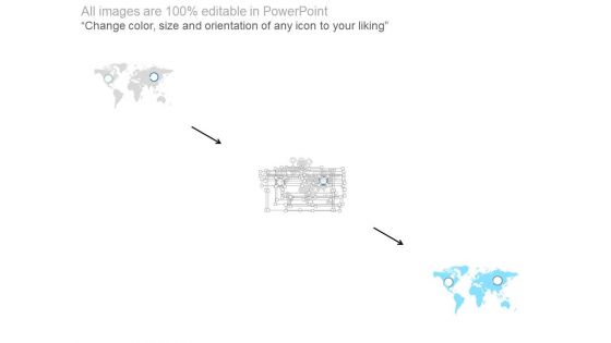 World Map With Bar Graph And Higher Population Areas Powerpoint Slides