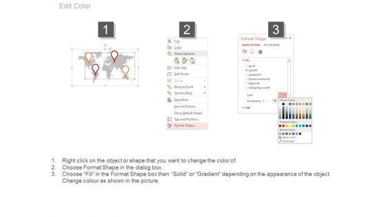 World Map With Gender Ratio Analysis PowerPoint Slides