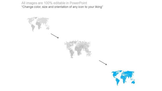World Map With Global Economic Analysis Powerpoint Slides