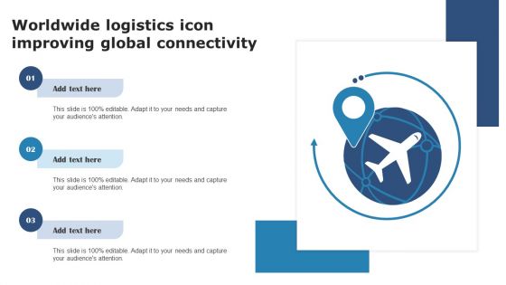 Worldwide Logistics Icon Improving Global Connectivity Rules PDF