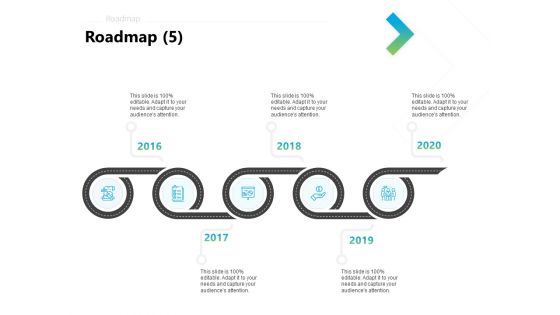 Writing Research Proposal Outline Roadmap 2016 To 2020 Ppt Icon Graphics Pictures PDF