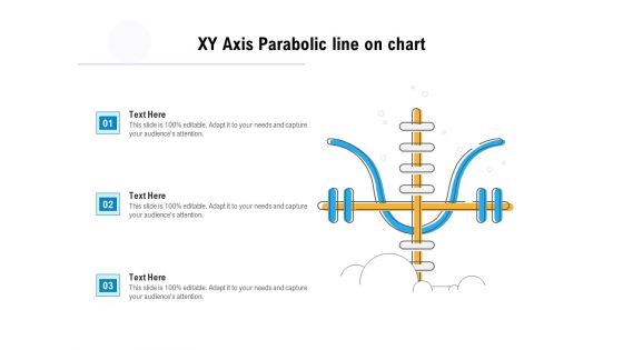 XY Axis Parabolic Line On Chart Ppt PowerPoint Presentation Model Background Image PDF