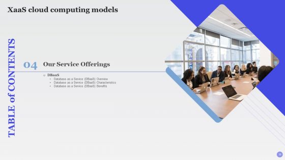 Xaas Cloud Computing Models Ppt PowerPoint Presentation Complete Deck With Slides
