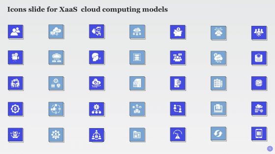 Xaas Cloud Computing Models Ppt PowerPoint Presentation Complete Deck With Slides