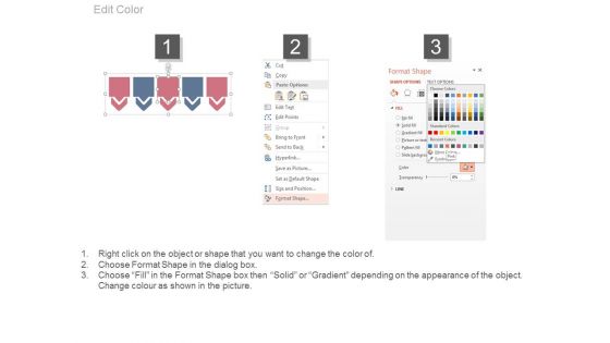 Year Based Linear Timeline For Business Planning Powerpoint Slides