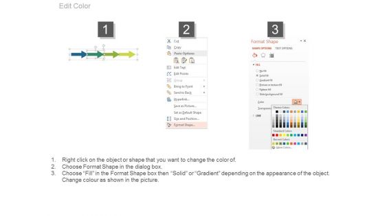 Year Based Linear Timeline For Financial Strategy Powerpoint Slides