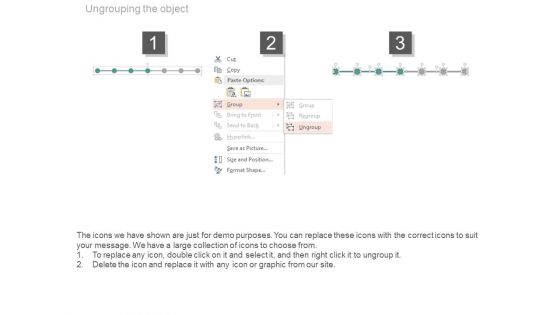Year Based Linear Timeline For Sales Analysis Powerpoint Slides