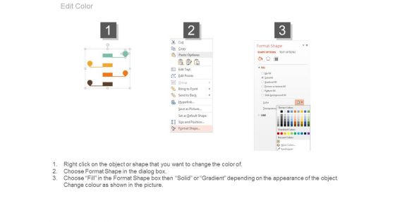 Year Based Vertical Timeline For Business Communication Powerpoint Slides