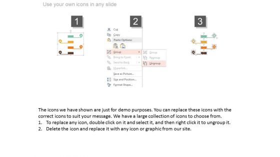 Year Based Vertical Timeline For Business Communication Powerpoint Slides