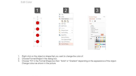 Year Based Vertical Timeline With Company Profile Powerpoint Slides