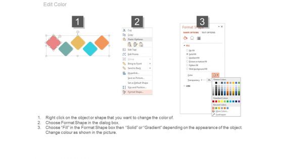 Year Tags To Achieve Specific Objectives Powerpoint Slides