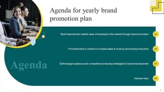 Yearly Brand Promotion Plan Ppt PowerPoint Presentation Complete Deck With Slides