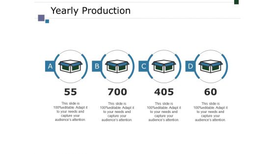 Yearly Production Ppt PowerPoint Presentation Portfolio Layout Ideas