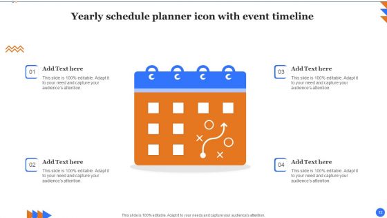 Yearly Schedule Planner Ppt PowerPoint Presentation Complete Deck With Slides