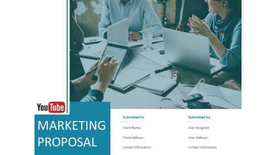 Youtube Marketing Proposal Ppt PowerPoint Presentation Complete Deck With Slides