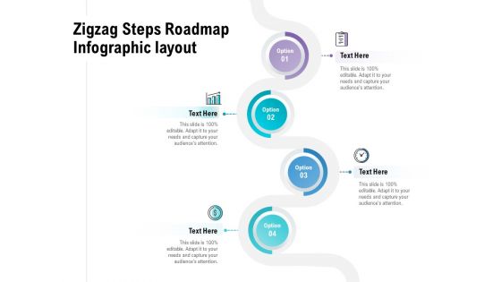 Zigzag Steps Roadmap Infographic Layout Ppt PowerPoint Presentation Summary Smartart