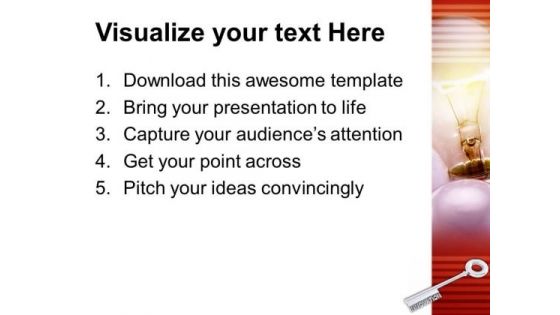 A Golden Key Innovation Concept Symbol PowerPoint Templates And PowerPoint Themes 1012