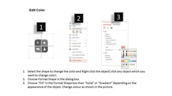 Abcd Steps For Corporate Marketing PowerPoint Templates