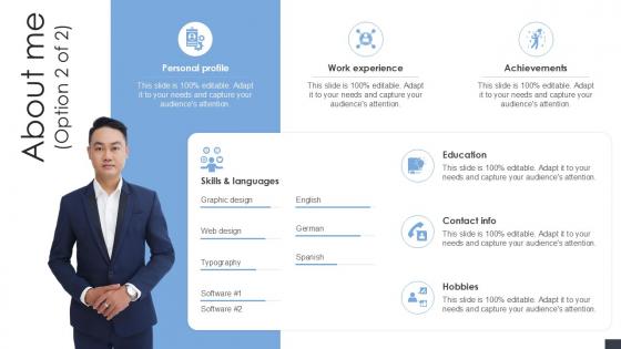About Me PPT Sample SS
