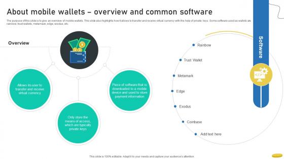About Mobile Wallets Overview And Common Software Cryptocurrency Management With Blockchain