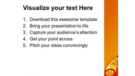 Abstarct Design With Orange Graphics PowerPoint Templates Ppt Backgrounds For Slides 0613