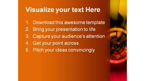 Abstract05 Beauty PowerPoint Template 0810